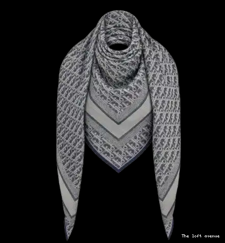 OBLIQUE DENIM SHAWL CHRISTIAN 0614